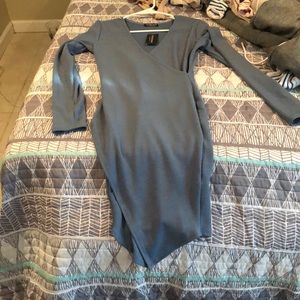 Fashion nova blue dress